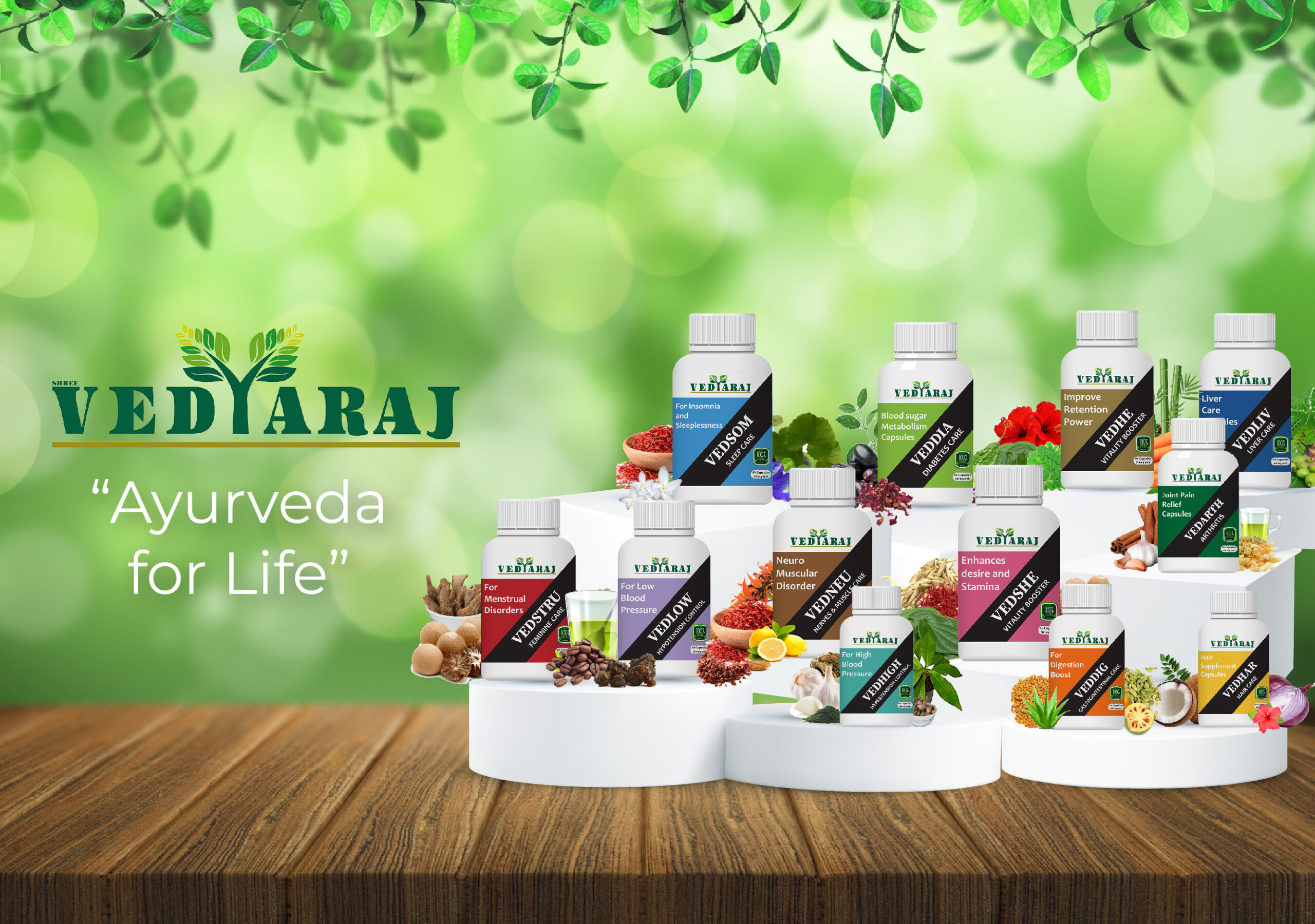 Shree Vedyaraj: The Ayurvedic Brand Revolutionizing Wellness with Scientifically Optimized Formulations