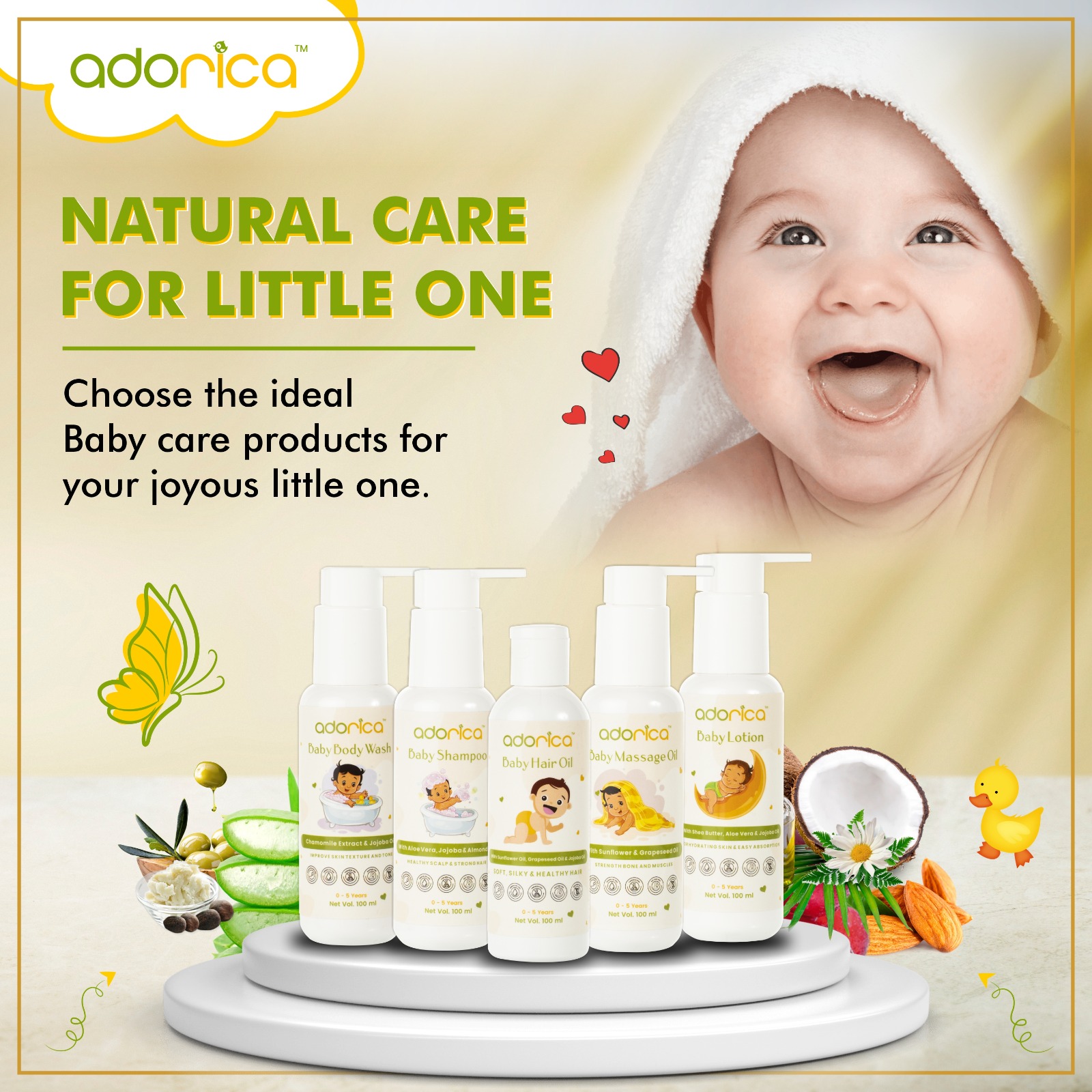 Adorica Care launches its baby care products range for Indian Market